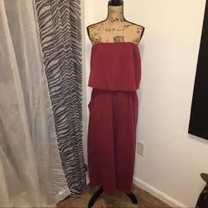 Strapless Maxi Romper🧡